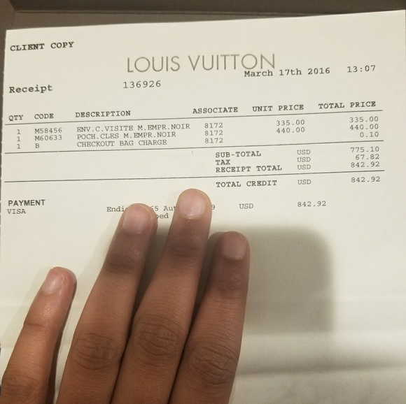 Louis vuitton empreinte cles - Picture 6 of 6